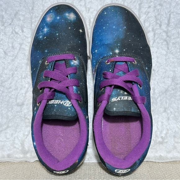 Heelys Youth/Kids Blue/Purple Launch 2 Wheeled Sneakers Shoes SZ EU 38 & W7 & 6Y - Picture 5 of 11